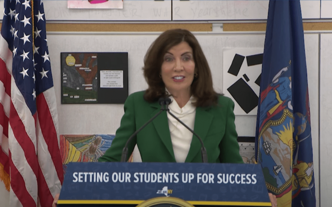 Governor Kathy Hochul visits Tech Valley High School